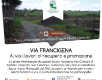 Via Francigena: messa in sicurezza, sviluppo e promozione da parte della Comunità Montana Castelli Romani e Prenestini
