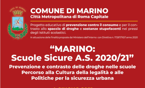 Evento conclusivo del progetto MARINO SCUOLE SICURE 2020/2021