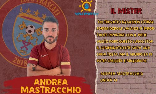 La LVPA Frascati è felice di presentare Andrea Mastracchio come allenatore degli Under 14 Elite.