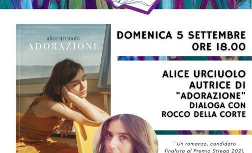 Alice Urciuolo e il tema del femminicidio nell’Aperitivo d’autore con “Adorazione”