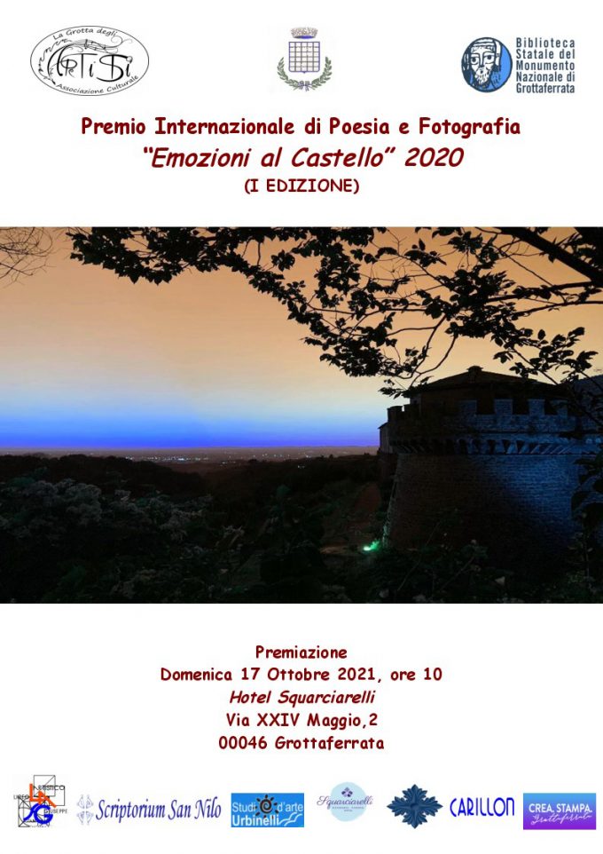 Premiazione della I edizione del Premio Internazionale di Poesia e Fotografia “Emozioni al Castello”