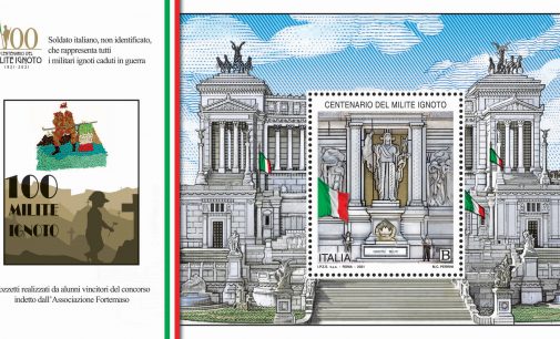 Emissione francobollo centenario Milite Ignoto