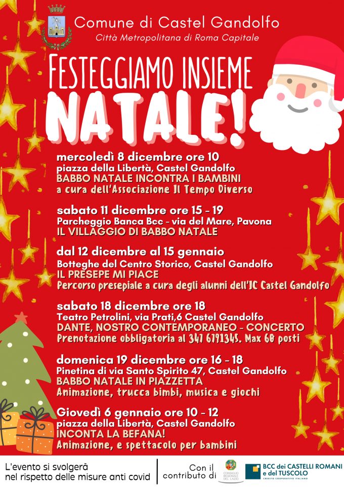 Castel Gandolfo – Festeggiamo insieme Natale! 🎅
