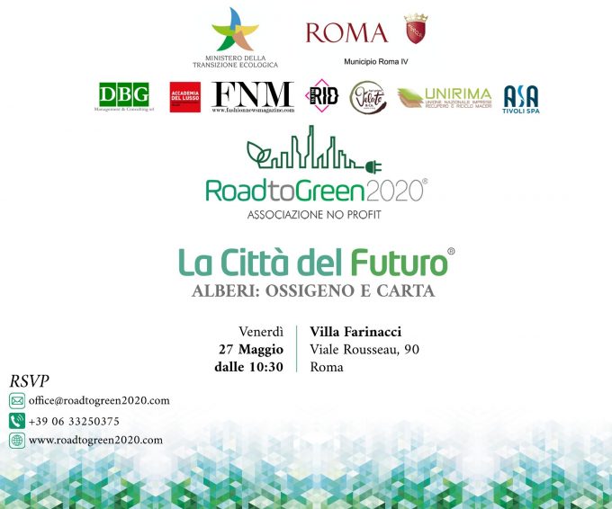Alberi: ossigeno e carta. A Roma torna il Forum La città del futuro di Road to green 2020