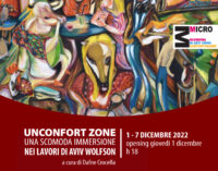 giovedi 1 dicembre alle 18 | Unconfort Zone | Una scomoda immersione nei lavori di Aviv Wolfson | A cura di Dafne Crocella