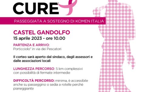 Castel Gandolfo  la prima edizione di Walk for the Cure