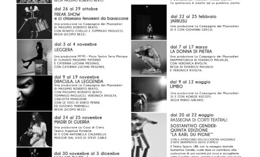 VERSO L’INFINITO E OLTRE_Presentata la nuova stagione del Teatro Spazio 18b-Roma
