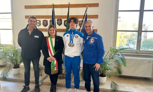 Eccellenze del territorio, il sindaco incontra il giovane atleta Luca Usai