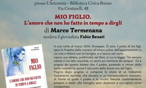 Il 13 gennaio ad “Incontri d’autore” Marco Termenana