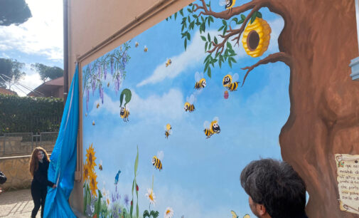 Grottaferrata – Un murales dedicato alle api e alla biodiversità