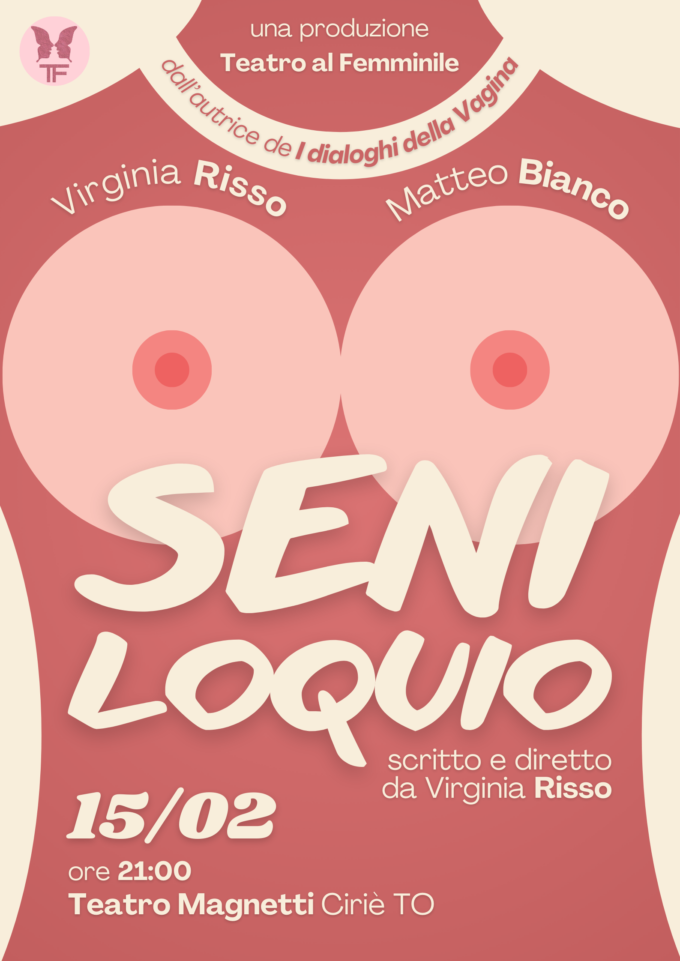 SENILOQUIO – il nuovo spettacolo di Virginia Risso 15/02 Teatro Magnetti (Ciriè TO)