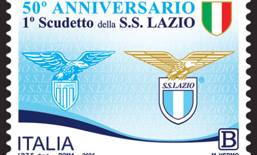 Emissione Francobollo serie tematica “lo Sport” dedicato al primo scudetto della S.S. Lazio