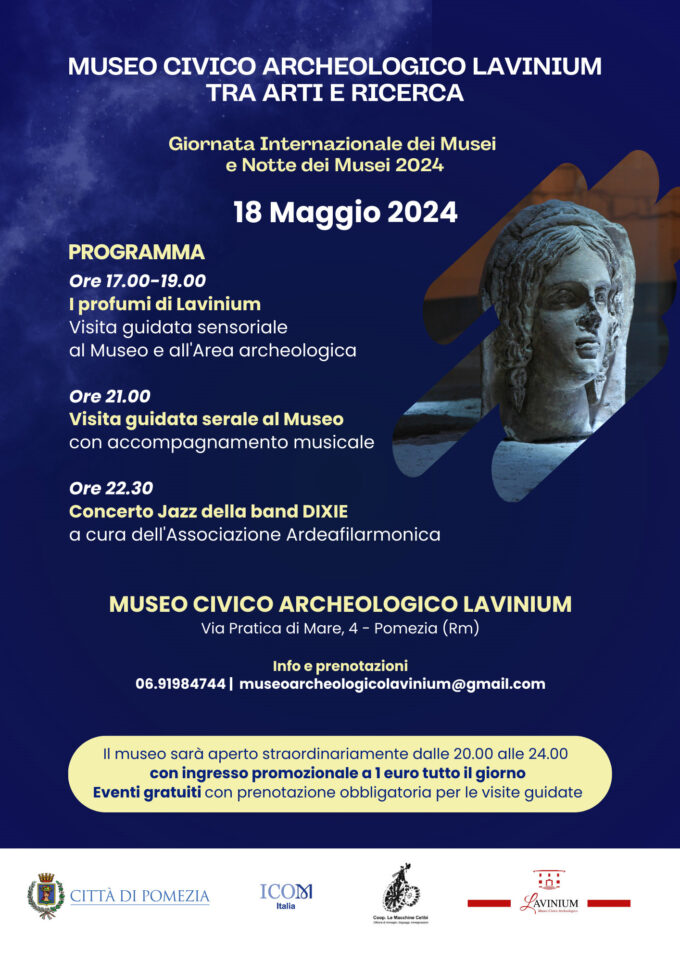Museo Civico Archeologico Lavinium tra arti e ricerca