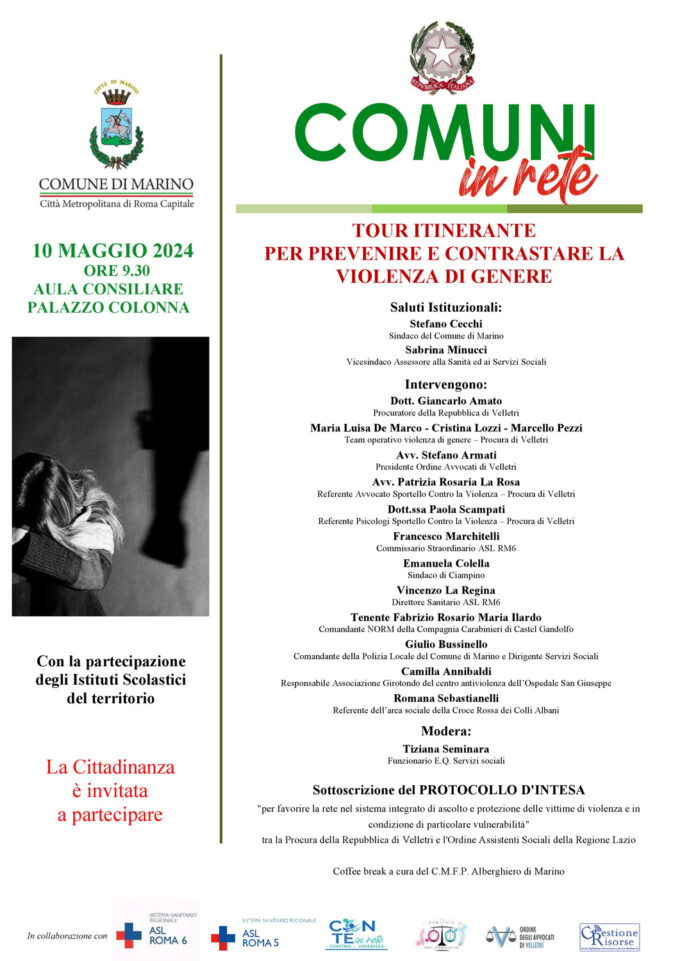 “COMUNI IN RETE”  Venerdì 10 maggio il convegno a Palazzo Colonna