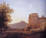 Pierre Athanase Chauvin - L'abbazia di San Nilo a Grottaferrata (1811)