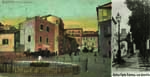 Albano - Una cartolina di piazza Umberto I e una dell’AnticaPorta Romana (ora demolita)