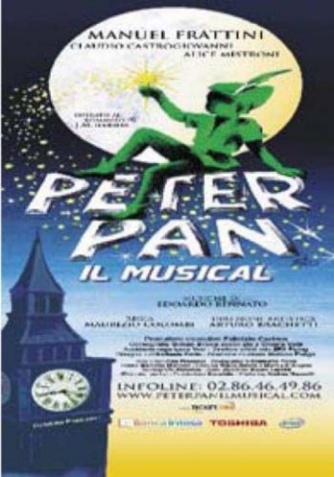 Manuel Frattini protagonista di “Peter Pan – il Musical”