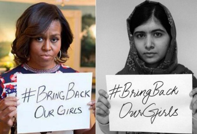 Michelle Obama e Malala: un Twitter per le ragazze rapite in Nigeria