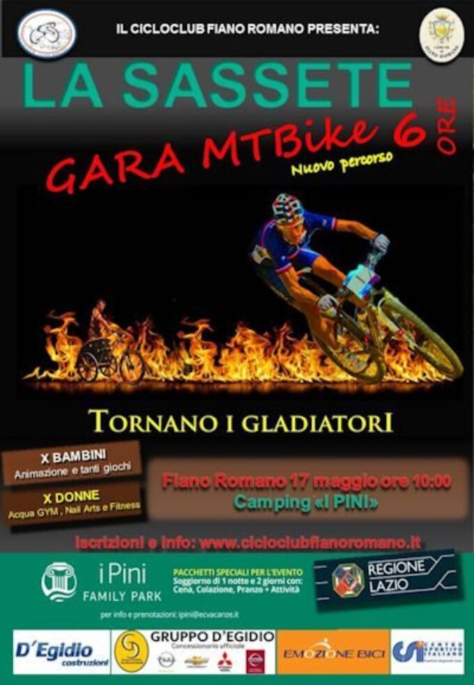 Sassete 6X6 Gladiator Race: il programma completo dell’evento fuoristrada del 17 maggio a Fiano Romano