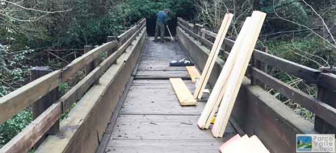 Riparato il ponte sul Treja sotto Calcata
