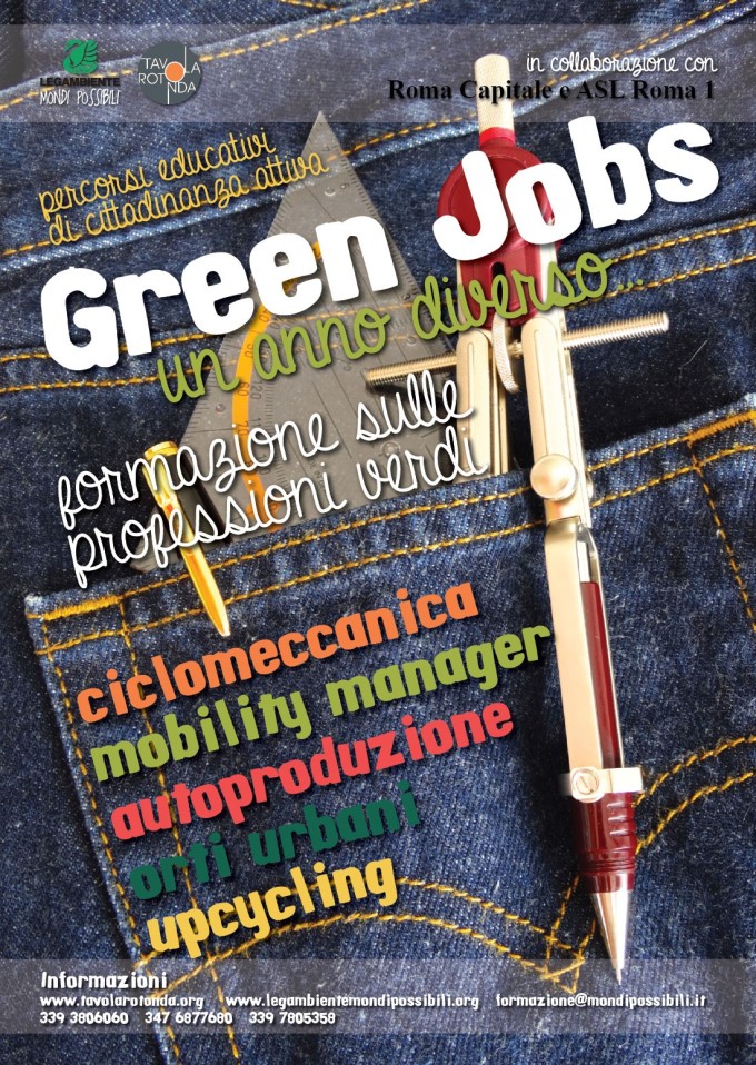 Tornano i Green Jobs di A.P.S. Tavola Rotonda