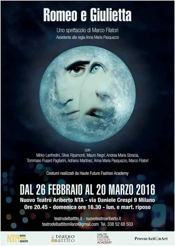 Al Nuovo Teatro Ariberto – NTA di Milano Romeo e Giulietta