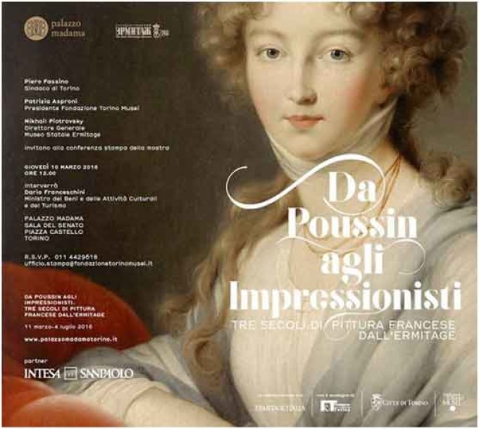Da Poussin agli impressionisti –  Tre secoli di pittura francese dall’Ermitage