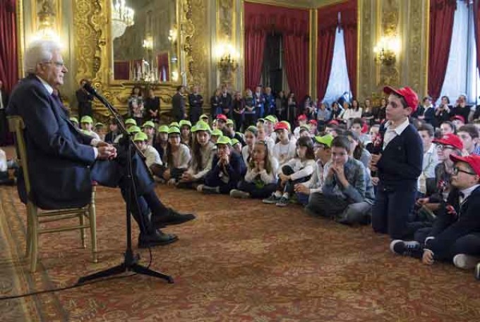 Colonna – Gli Studenti del Gulluni incontrano il Presidente Mattarella