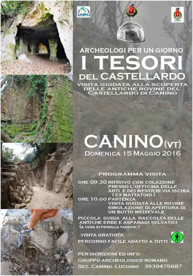 Passeggiata archeologica tra le rovine di Castellardo a Canino