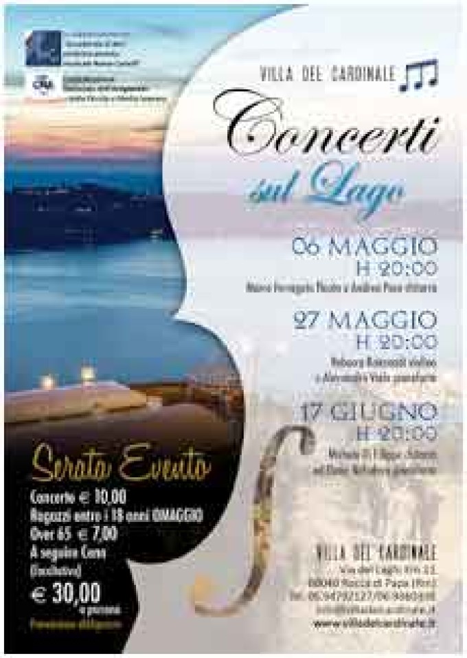 Rassegna Concerti sul Lago – Concerto inaugurale dei maestri Marco Ferraguto ed Andrea Pace