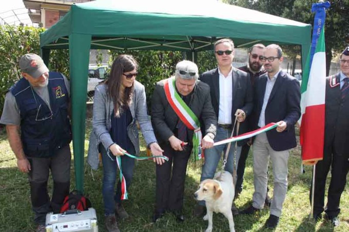 Inaugurata l’area sgambamento cani di Campoleone