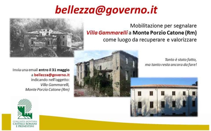 Mobilitazione per Villa Gammarelli