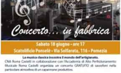 Pomezia – Concerto in fabbrica – 18 giugno 2016