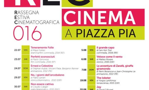 Albano – Torna il cinema all’aperto a Piazza Pia