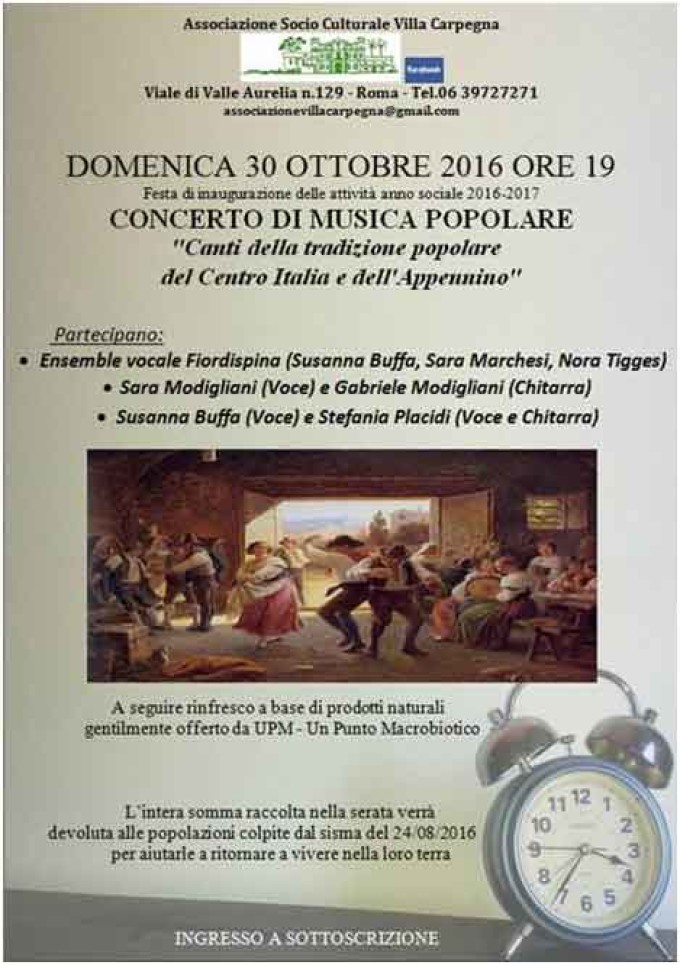 Per Amatrice – Concerto di Musica Popolare