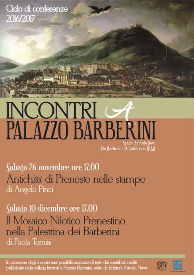 Palestrina – “Incontri a Palazzo Barberini”