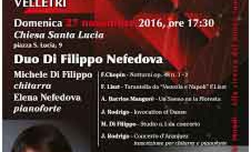 Velletri – “Duo Di Filippo Nefedova”