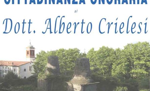 Albano – Conferita la cittadinanza onoraria ad Alberto Crielesi