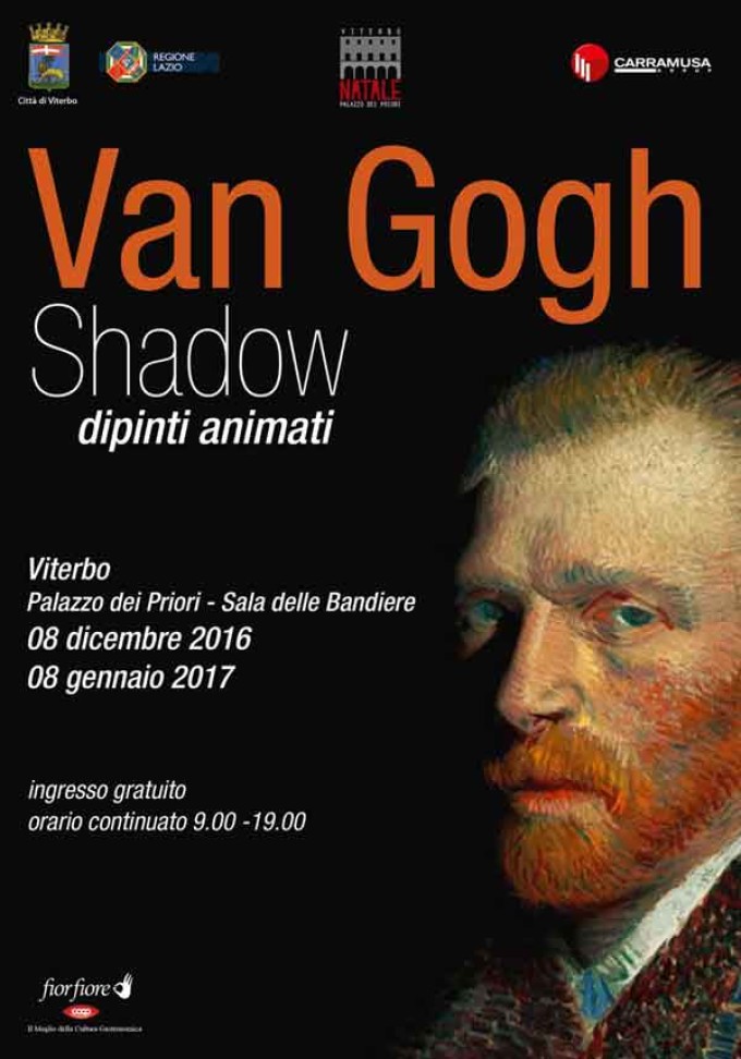 Van Gogh Shadow, la cultura multimediale in mostra a Viterbo