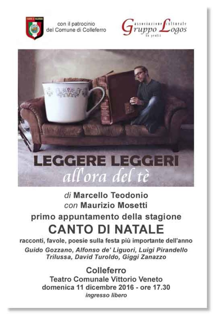 Colleferro – Leggere leggeri all’ora del tè di Marcello Teodonio