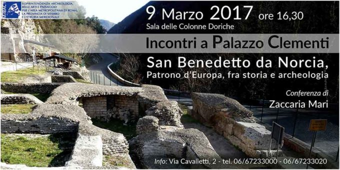 Incontri a Palazzo Clementi. 9 marzo 2017. Conferenza di Zaccaria Mari