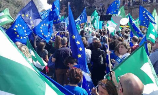 Gran successo della “March for Europe”