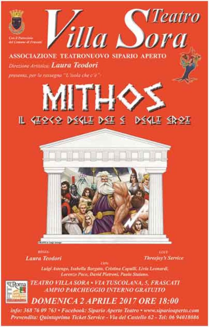 Frascati – MITHOS Il gioco degli Dei e degli Eroi