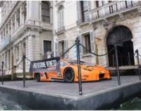 Venezia, Orange1 ha presentato la Lamborghini con la livrea dedicata alla Regione Veneto