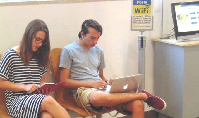 Ciampino: attivato il wi-fi gratuito nell’ufficio postale di Via Bologna