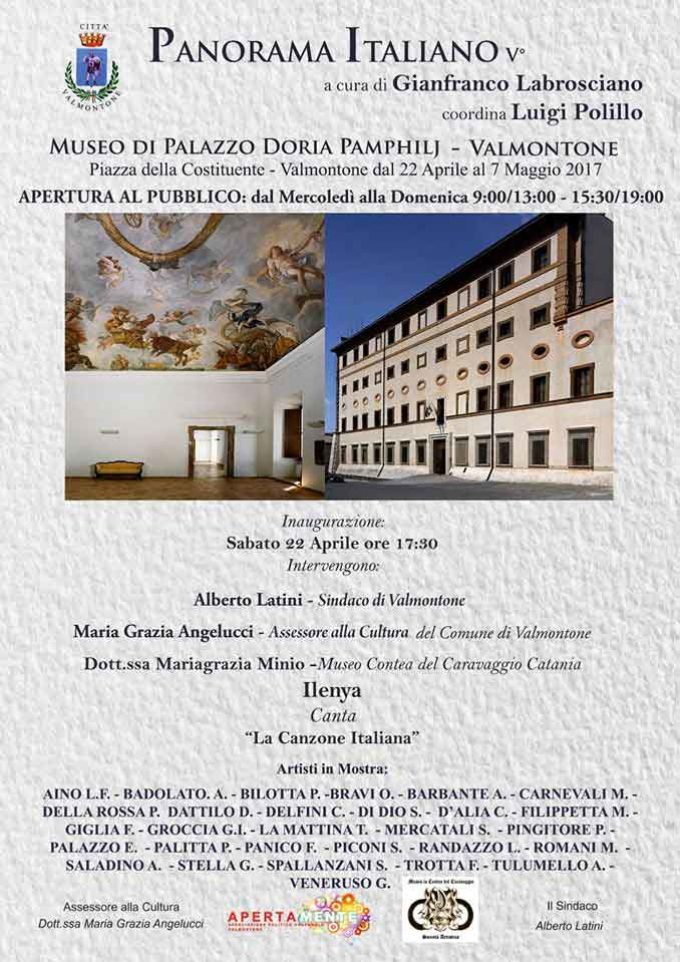 Valmontone – “Panorama italiano” 30 artisti in mostra a Palazzo Doria Pamphilj