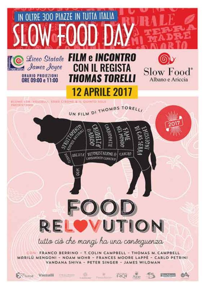Slow Food Day 2017: la rivoluzione del cibo ad Ariccia