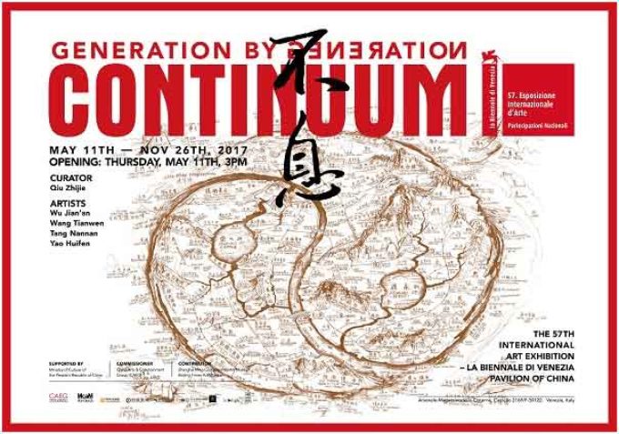 57. Esposizione Internazionale d’Arte – La Biennale di Venezia  Continuum – Generation by Generation