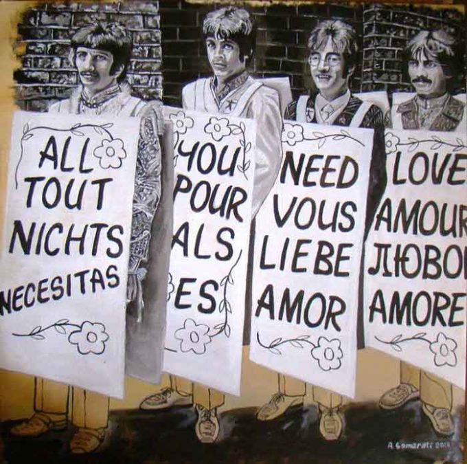 Il Margutta – “all you need is paint”, la grande collettiva sui Beatles