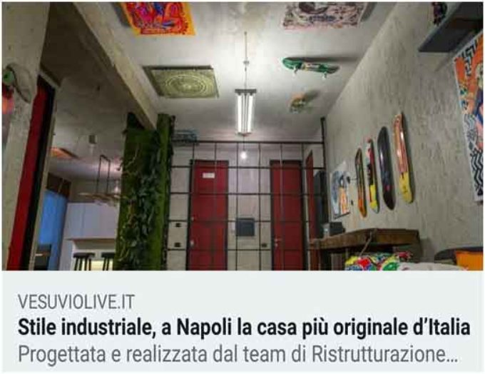 Case, è a Napoli la casa più originale d’Italia